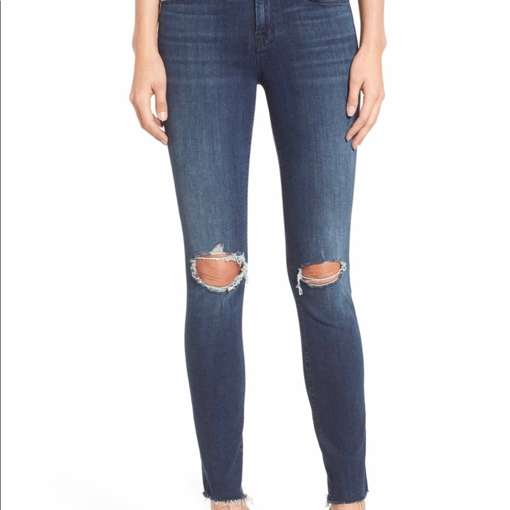 J Brand Distrssed Skinny Jean